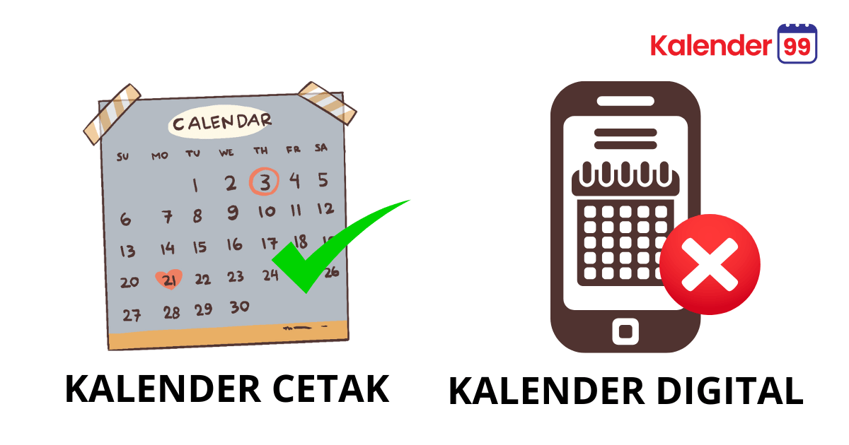 kalender cetak & digital