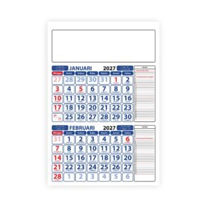 Kalender Kerja 2027 2 Bulanan