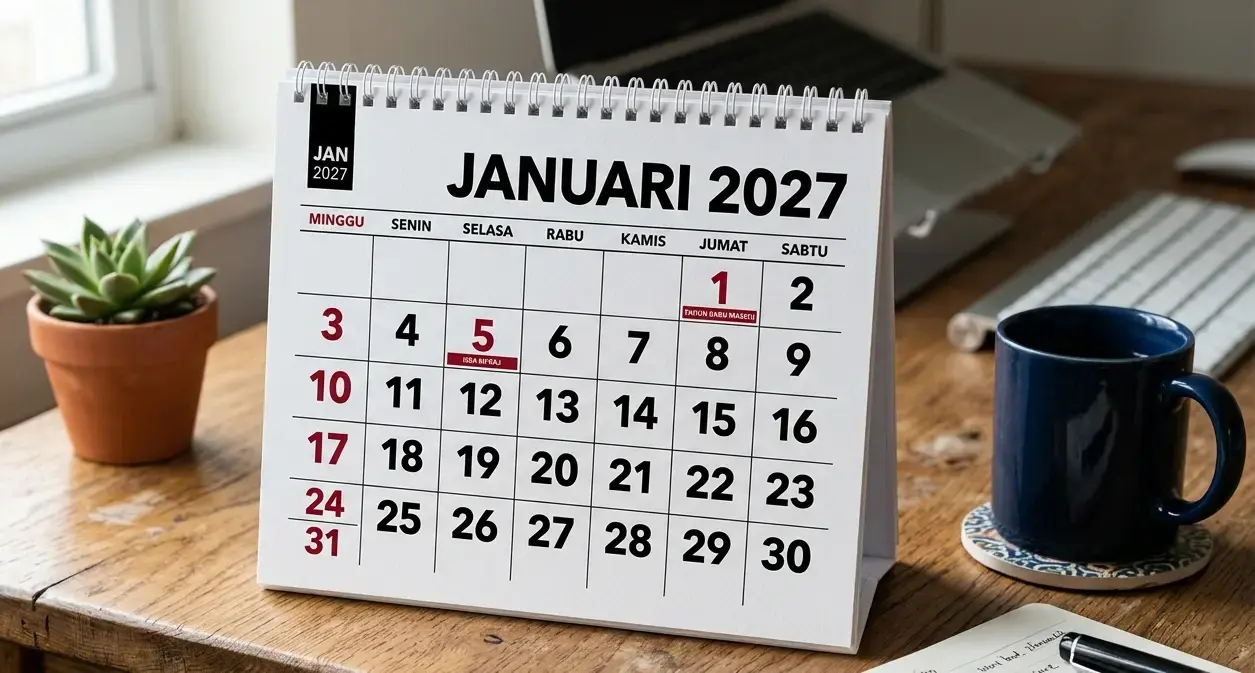 Ilustrasi hari libur nasional 2027