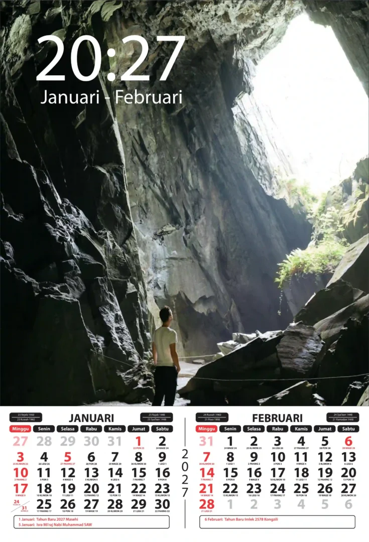 template kalender 2027